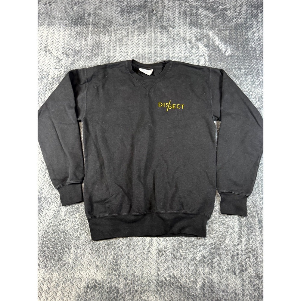 Champion Authentic Athleticwear Dissect Sweatshirt Mens Small Black Chess Piece